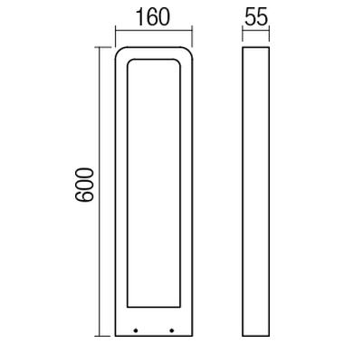 Парковый светильник Redo 90014 Radeon фото №3