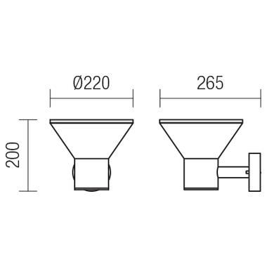 Уличное бра Redo 9686 Wit фото №2