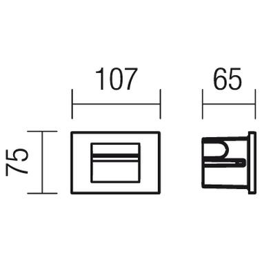 Уличный настенный светильник Redo 9636 Inner фото №2