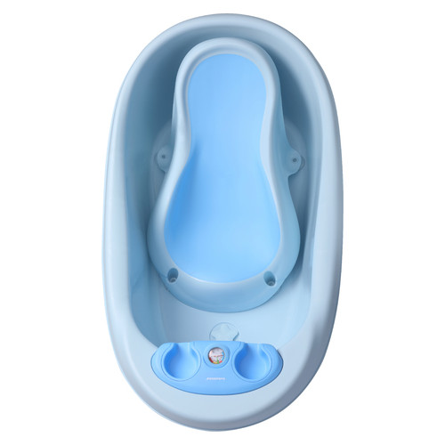 Ванночка с термометром Babyhood Дельфин Голубой (BH-314B) фото №4