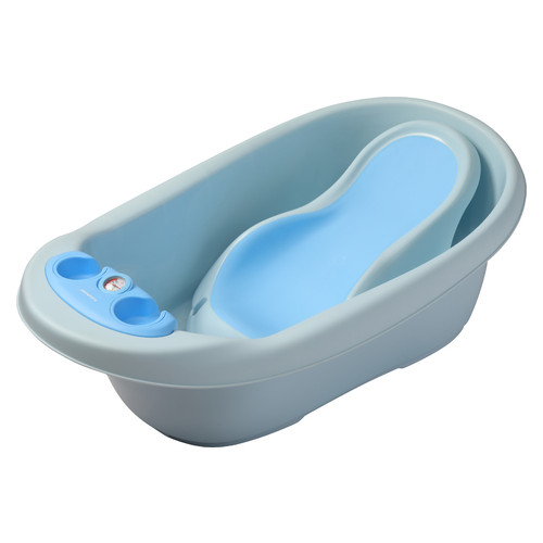 Ванночка с термометром Babyhood Дельфин Голубой (BH-314B) фото №1