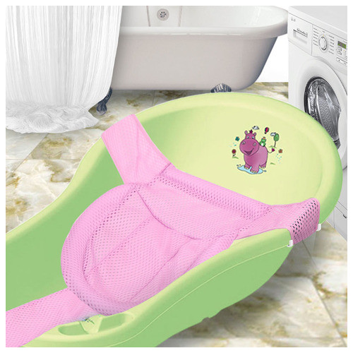 Матрасик для ребенка в ванночку Bestbaby 331 Розовый фото №2
