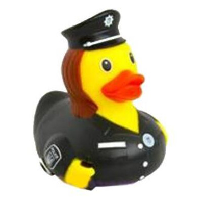 Іграшка для ванної LiLaLu Качка Поліцейська (L1885) фото №1