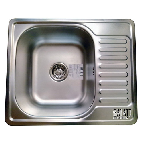 Кухонна мийка Galati Eko Sims Satin (8658) фото №4