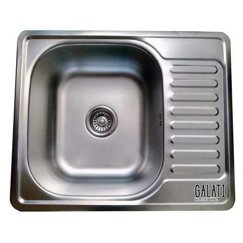 Кухонна мийка Galati Eko Sims Satin (8658) фото №3