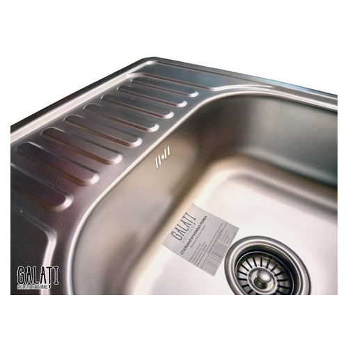 Кухонна мийка Galati Eko Sims Textur (8659) фото №8