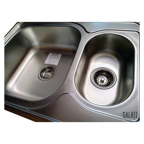 Кухонна мийка Galati Fifika 1.5C Satin (4013) фото №6
