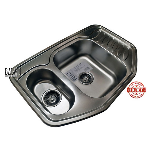 Кухонна мийка Galati Ramp 1.5C Textur (9674) фото №7