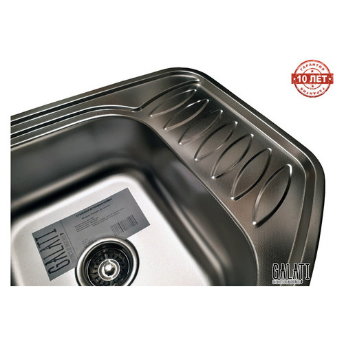 Кухонна мийка Galati Ramp 1.5C Textur (9674) фото №8