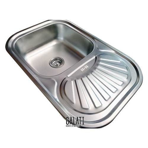 Кухонна мийка Galati Stel Satin (8475) фото №5