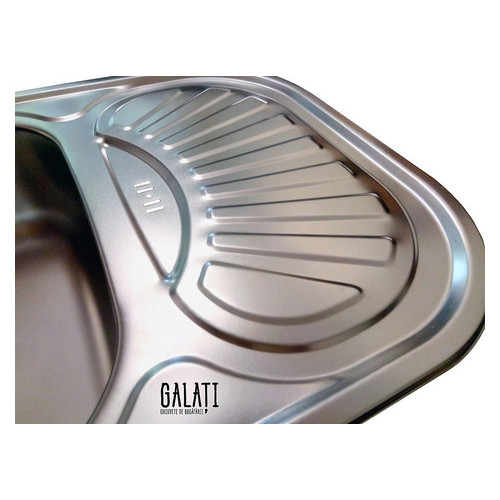 Кухонна мийка Galati Stel Satin (8475) фото №7