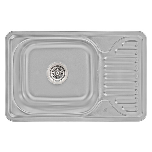 Кухонна мийка Lidz 6642 Micro Decor 0.8 мм (LIDZ664208MICDEC) SD00038857 фото №1