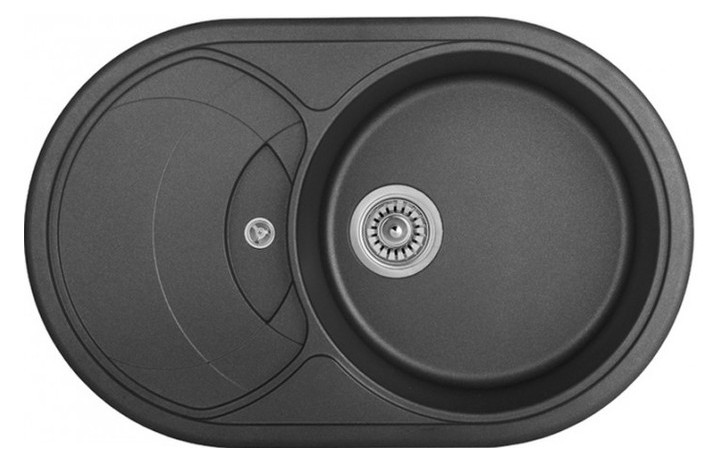 Кухонна мийка Longran ECG 780.500-10 Onyx (з сифоном) фото №1