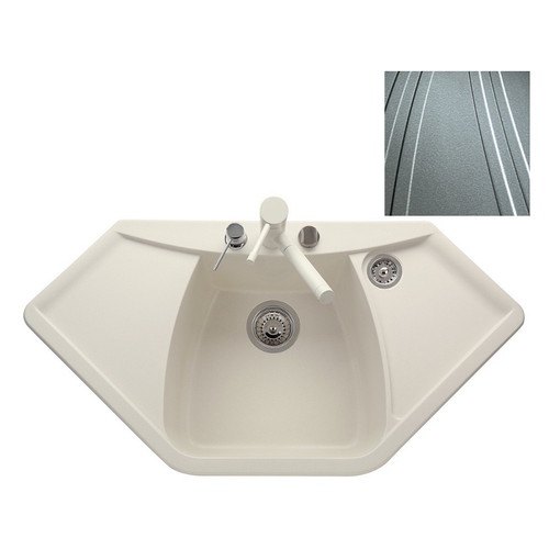 Кухонна мийка Telma CX0981 - 87 graphite фото №1