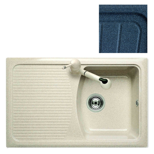 Кухонна мийка Telma DO07910 - 35 cobalt blue фото №1