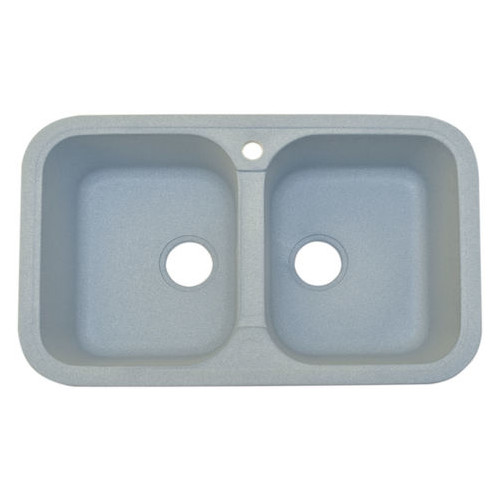 Кухонна мийка Grant Quadro світло-сіра фото №2