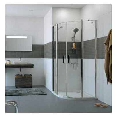 2-х стулчасті розпашні душові двері HUPPE Classics 2 R100 C24003.069.321 фото №1