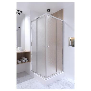 Набір Qtap душова кабіна Presto CRM1099SP5 + душова панель Plava 1005 Chrome фото №2