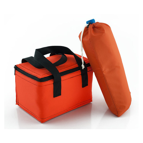 Комплект сумок Light House ланч бэг 5,5л + чехол для бутылки 2л оранжевый фото №1