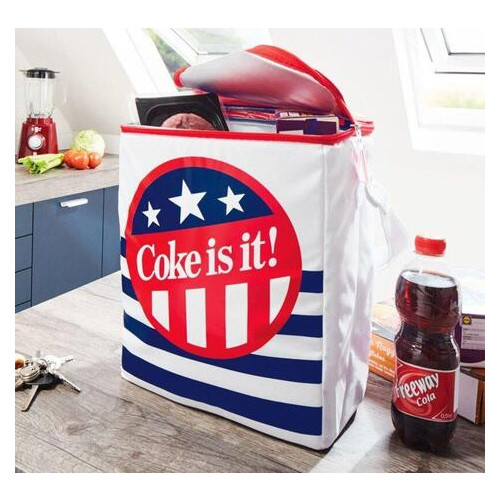 Термосумка, сумка холодильник Cola Classic 14L Coolbag V2021 біла фото №1