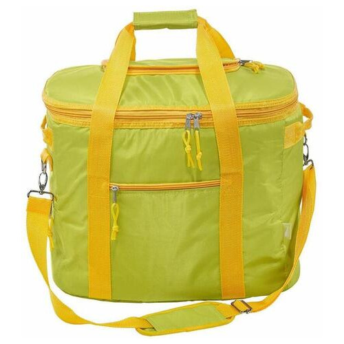 Велика термосумка, сумка, холодильник Crivit Cool Bag 35L жовта фото №3