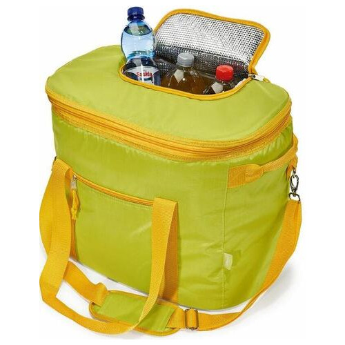 Велика термосумка, сумка, холодильник Crivit Cool Bag 35L жовта фото №2
