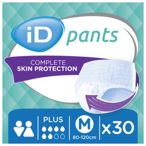 Підгузки для дорослих ID Diapers-Pants for adults D Plus M 30 шт (730211923) фото №1