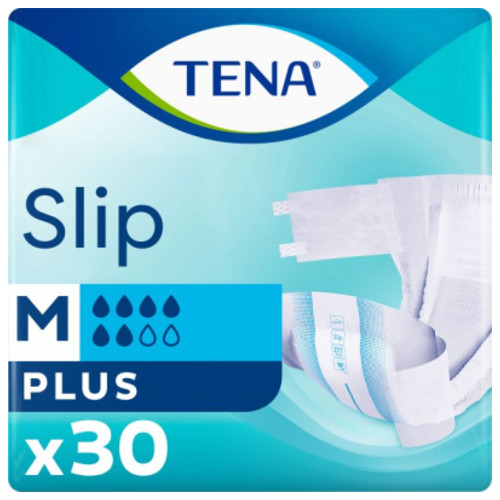 Підгузки для дорослих Tena Slip Plus Medium 30 шт (7322541118871) фото №1