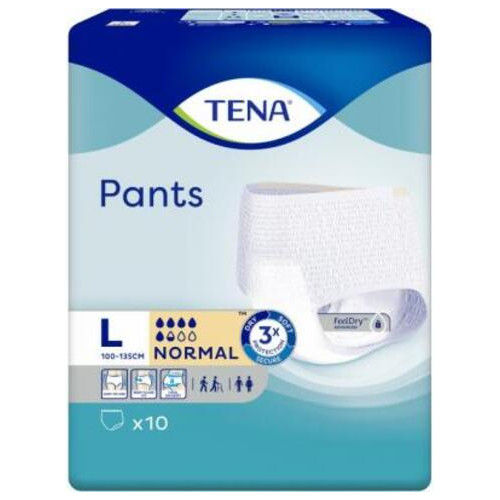 Підгузки для дорослих Tena Pants Large трусики 10шт (7322541150994) фото №3