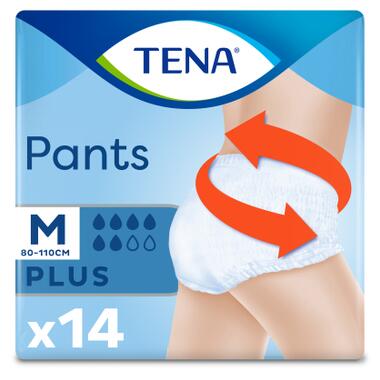 Підгузки для дорослих Tena Pants Plus M 14 (7322541773513) фото №2