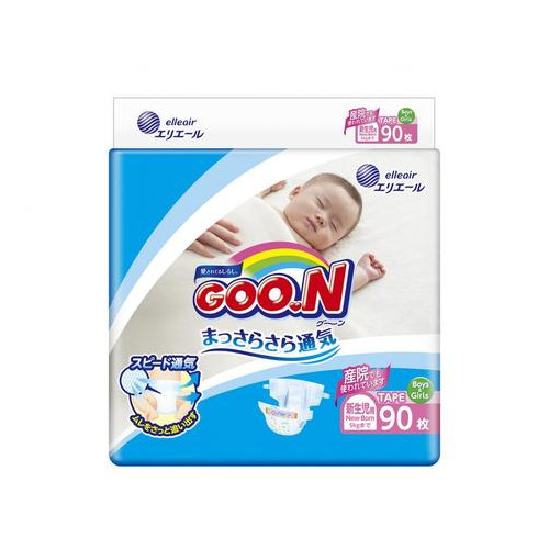 Подгузники для маловесных новорожденных Goo.N до 5 кг SS унисекс  90 шт (853620) фото №1
