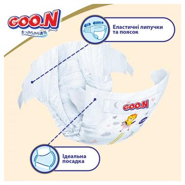 Подгузники Goo.N Premium Soft для детей 12-20 кг (размер 5(XL), на липучках, унисекс, 40 шт) (863226) фото №6