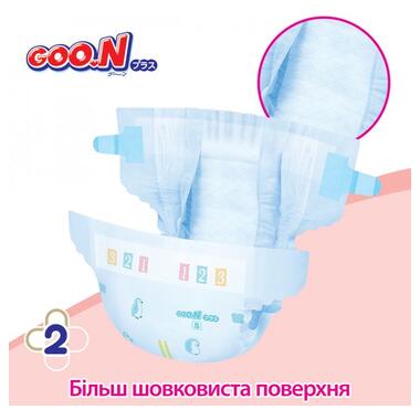 Підгузки GOO.N Plus для дітей 12-20 кг (розмір XL, на липучках, унісекс , 38 шт) фото №8