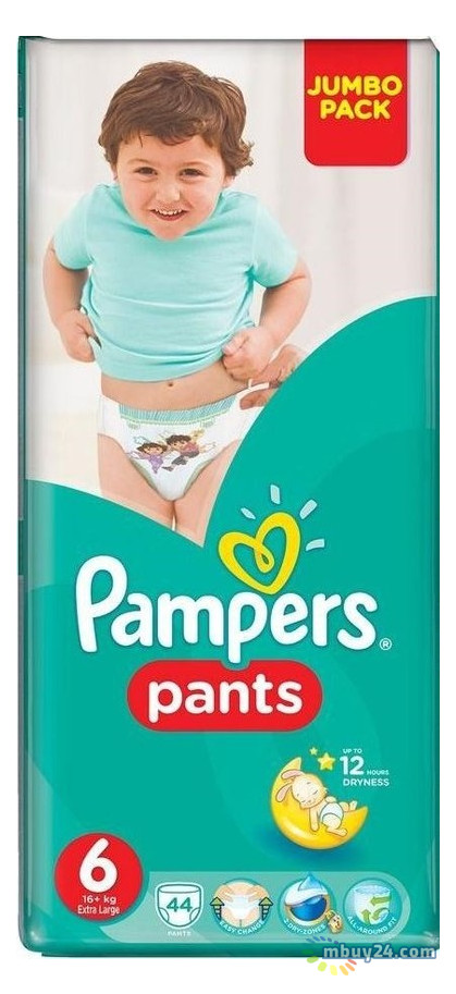 Подгузники-трусики Pampers Pants Extra Large (16+ кг) Джамбо упаковка 44 шт. фото №1