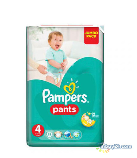 Подгузник Pampers Pants Maxi 9-14 кг Джамбо 52 шт 4015400672869 (U0158611) фото №1