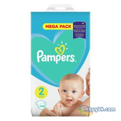 Подгузник Pampers New Baby Mini Размер 2 4-8 кг 144 шт (8001090950772) фото №1