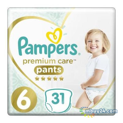 Дитячі трусики-підгузки Pampers Premium Care Pants Extra Large 15 кг фото №1