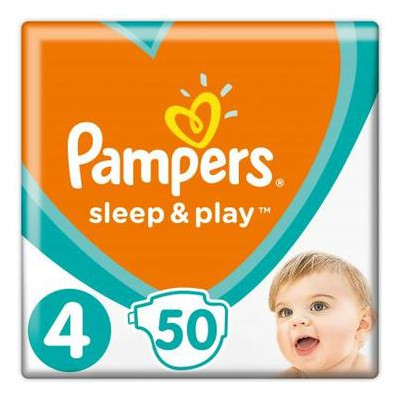 Підгузник Pampers Sleep & Play Maxi Розмір 4 9-14кг 50 шт (8001090669056) фото №1