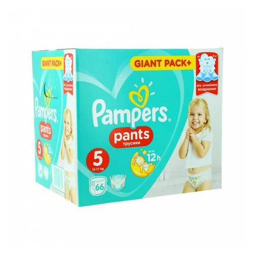 Подгузники-трусики Pampers Pants 5 (12-17 кг), 66 шт 994851 фото №1