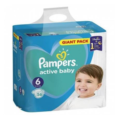 Подгузники Pampers Active Baby-Dry 6 56 шт (736424) фото №1