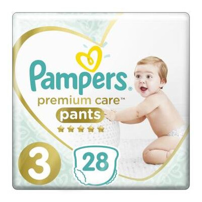 Підгузки Pampers Premium Care Pants Midi Розмір 3 (6-11 кг), 28 шт. (4015400687894) фото №1