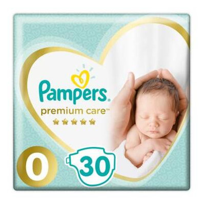 Подгузник Pampers Premium Care Micro Размер 0 (<3 кг) 30 шт (4015400536857) фото №1