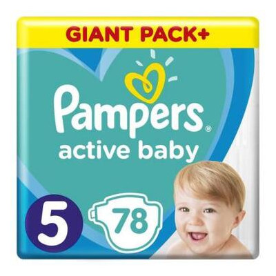 Подгузник Pampers Active Baby Junior Размер 5 11-16 кг 78 шт (8001090950536) фото №1