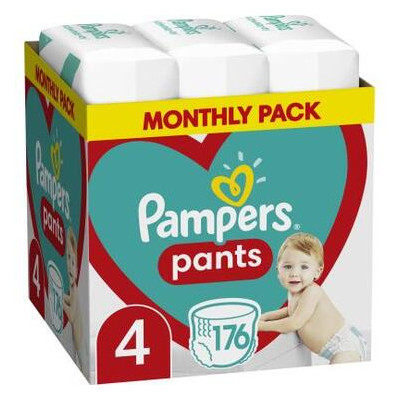 Підгузки Pampers трусики Pants Maxi Розмір 4 (9-15 кг) 176 шт (8006540068557) фото №1