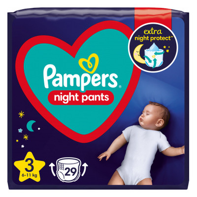 Подгузник Pampers трусики ночные Night Pants Размер 3 (6-1 (8006540234679) фото №1