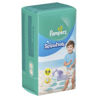 Підгузок Pampers для плавання Splashers Розмір 5-6 (14+ кг) 10 шт (8001090728951) фото №3