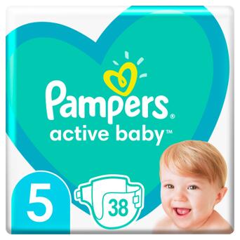 Підгузок Pampers Active Baby Розмір 5 (11-16 кг) 38 шт (8006540207796) фото №1