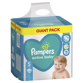 Підгузок Pampers Active Baby Розмір 5 (11-16 кг) 64 шт (8001090949974) фото №3