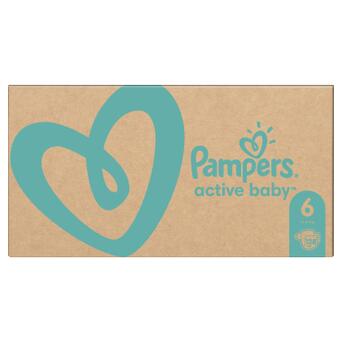Підгузок Pampers Active Baby Розмір 6 (Extra Large) 13-18 кг 128 шт (8006540032688) фото №2