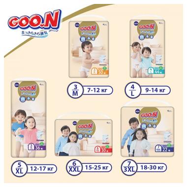 Трусики-підгузки GOO.N Premium Soft для дітей 12-17 кг (розмір 5(XL), унісекс, 36 шт) фото №10